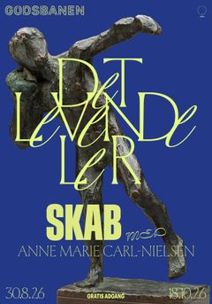 Teater Fluks er en del af udstillingen Det levende ler på Godsbanen