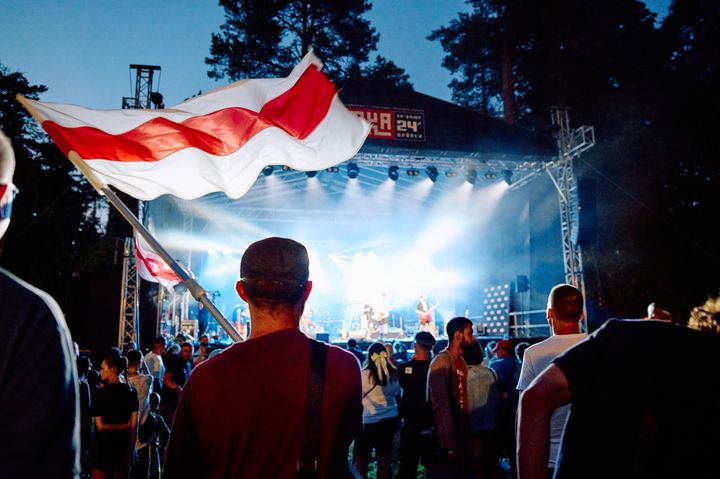 Koncert under Belarusian Tutaka Summer Festival i Polen.  Projektet er støttet af ArtPower Belarus. Foto:Tutaka Festival