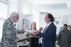 Reception for Eric Messerschmidt i anledning af 20 års jubilæum for Dansk Kulturinstitut i 2025.