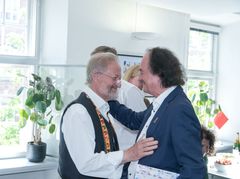 Reception for Eric Messerschmidt i anledning af 20 års jubilæum for Dansk Kulturinstitut i 2025.