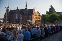 Fra sidste års store langbordsmiddag i Helsingør