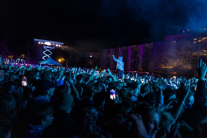 Arkivfoto: Fra koncert på havnefronten 2025.