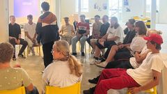Klasser fra HHX U/NORD rykker undervisningen ind i Kulturværftet for en dag og arbejder med at udvikle deres egne eventkoncepter.
