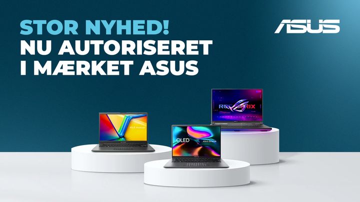 Mentech Danmark er autoriseret i Asus