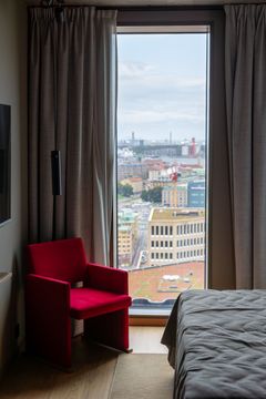 Hotel Draken, udsigt fra hotelværelse Foto: Peter Kvarnström