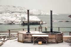 Väderöarna, snevejr og vildmarksbad - Foto: Hanne Marit Tobiassen