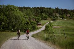 Vestsverige, To gravelcyklister i Dalsland, Foto: Daniel Breece