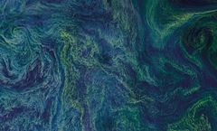 Kunstfoto fra udstillingen "The overview effect" af fotografen Benjamin Grant