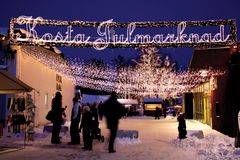 Julemarkedet i Kosta varer fra midten af november til slutningen af december.