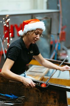 Jul i glaspusteriet Kosta.