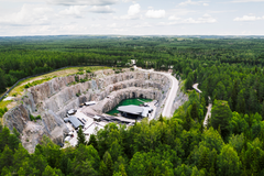 Dalhalla koncertarena i et gammelt stenbrud