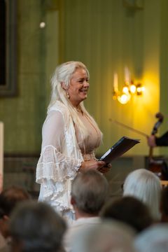 Sangerinde Malena Ernman ved Bohuslän Chamber Music Festival