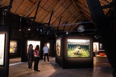 Mennesker i udstillingen på Svenstorp Art Center