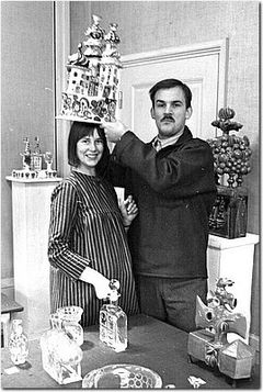 Kunstnerparret Bertil og Ulrica Hydman Vallien