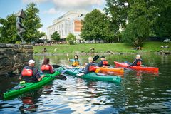 Guidet kajaktur gennem Göteborgs kanaler