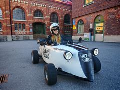 Kvinde på sightseeing i Göteborg med Hot Rod Riderz