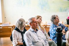 I forgrunden ses Anders Ulbæk, som er en af deltagerne i Borgersamlingen.