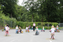 Børn cykler til Tour de Trørød