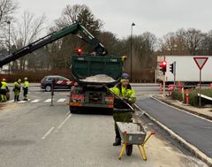 I Birkerød anlægges ny cykelsti på den sidste del af Plantagevej, der munder ud i Bistrupvej.