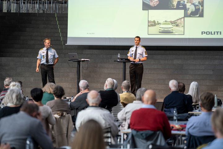 Deltagerne fik en status fra Nordsjællands Politi på indbrudssituationen nationalt, regionalt og lokalt.