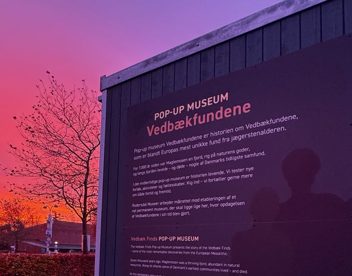 Pop-up museum Vedbækfundene åbner den 22. november.
