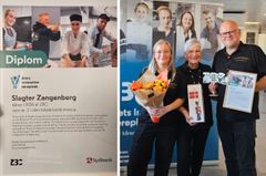 Slagtermester Bo Zangenberg havde det brede smil på, da han drog hjem fra ZBC Awards i Roskilde i sidste uge. Med hjem til Vordingborg havde han nemlig en andenplads i kategorien Årets Innovative Læreplads.