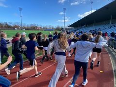 95.000 skoleelever fra 396 skoler løb med, da Team Rynkeby Skoleløbet i dag blev afviklet i hele landet.
