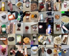 Billeder af snacks og drikkevarer fra 14-17-årige i kvalitativ undersøgelse