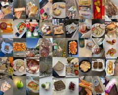 Madbilleder fra frokosten fra 14-17-årige i kvalitativ undersøgelse