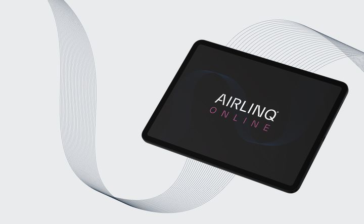 Airlinq Online kan tilgås fra både PC, Ipad og telefon