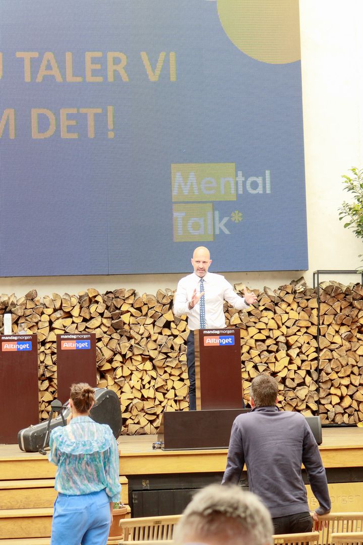 Formand for Mental Talk, tidligere folketingsmedlem Per Ørum