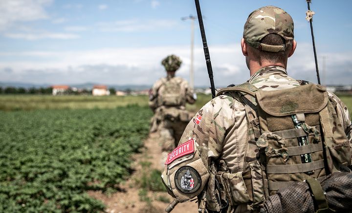 Soldater fra Hjemmeværnet på opgave i Kosovo