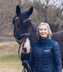 Som inkarneret rytterske ser Agrias Agnes Fabricius frem til at arbejde sammen med FEI om hestevelfærd og forbedret hestesundhed i de kommende år.