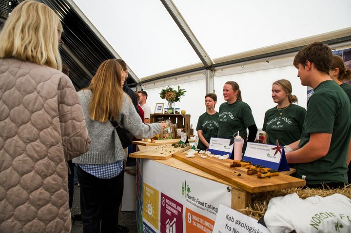 Green Innovation Week 2023 - Nordic Food College har udviklet nye opskrifter med bl.a. græs- søstjerne- og muslingeprotein