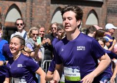 H.K.H. Kronprinsen løber Royal Run '23 i København.