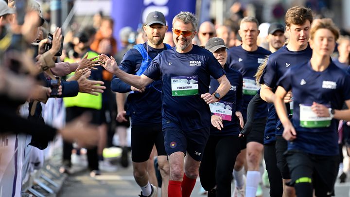 H.M. Kongen ved Royal Run '25. Foto: Lars Møller /Royal Run