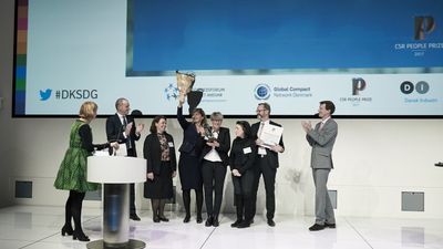 Elite Miljø vandt årets udgave af CSR People Prize for virksomheder med over 100 medarbejdere