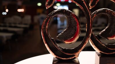 Foto af statuetten CSR People Prize