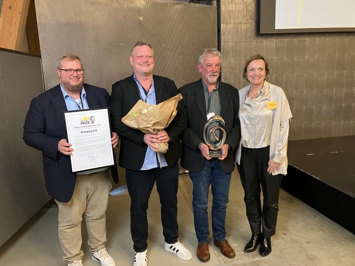 Billede af vinderen.