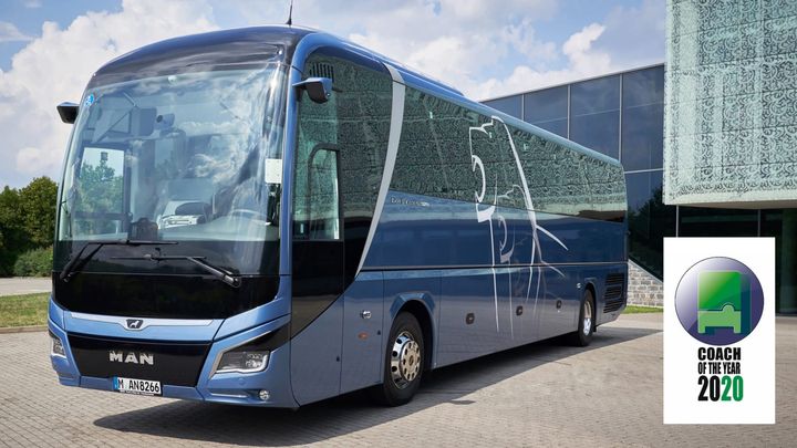 Den nye MAN Lion’s Coach har vundet den eftertragtede pris “Coach of the Year 2020”