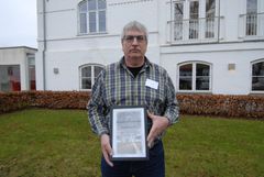 Bo Andersen, MAN Odense A/S, modtog på vegne af firmaet prisen som årets service-partner 2015