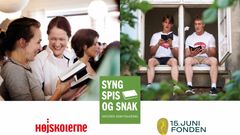 Syng, spis og snak - Naturen som folkesag er støttet af 15. Juni Fonden.