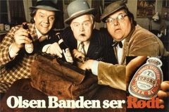 Rød Tuborg reklame