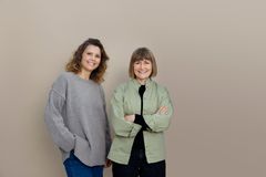 Christina B. Kjeldsen fra Vores Børn og Anne Juel Jørgensen fra Danske Bank