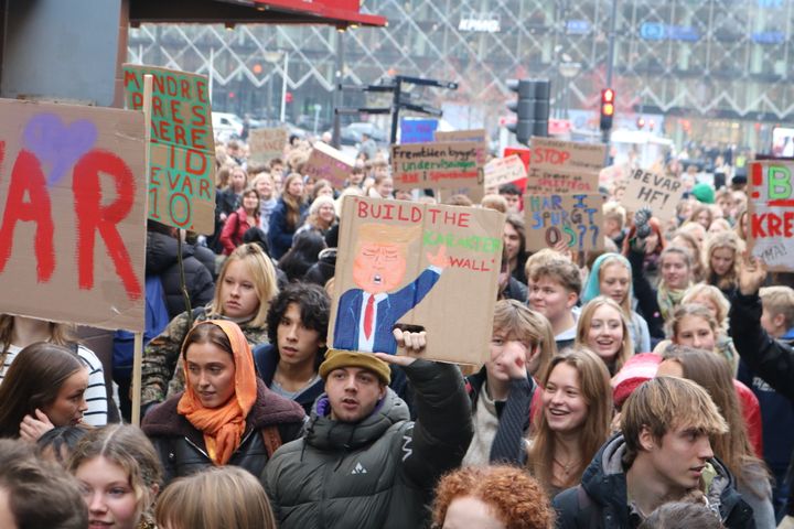 Demonstration mod karakterkrav d. 11/11-2024, arrangeret af DGS.