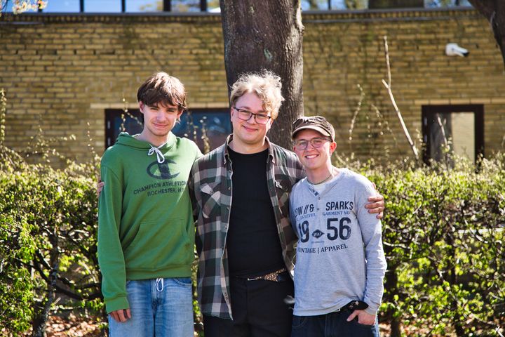 Den nyvalgte daglige ledelse. Fra venstre Asger Nyborg Nørholt, Oscar Tønsberg Hoffmann og Sigge Kikkenborg Rossel.