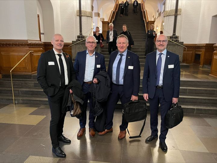 Billede af Ole Vind, H.C. Østerby, Lars Storgaard og Jesper Greth
