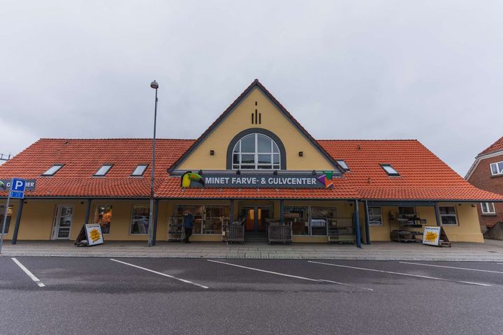 Foto af Minet-bygningen i Hedensted, som vil danne rammerne om et nyt kulturhus.