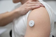 Arm med glukosesensor
