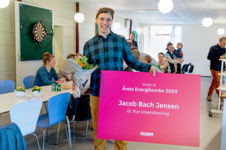 Vinder af Årets Energibombe 2024 Jacob Bach Jensen